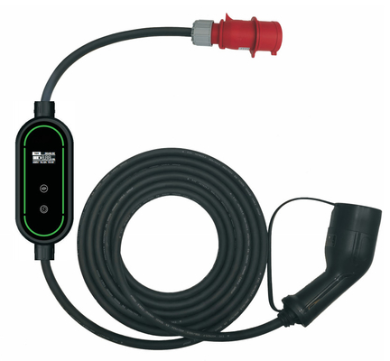 Ładowarki EV 11 kW typu 2 Przenośna ochrona przed wyciekiem Regulowane ampery 480 V