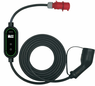 kupować Przenośna przenośna ładowarka EV 11kW 16A 400V typu 2 z czerwonymi wtyczkami CEE produkcja internetowa