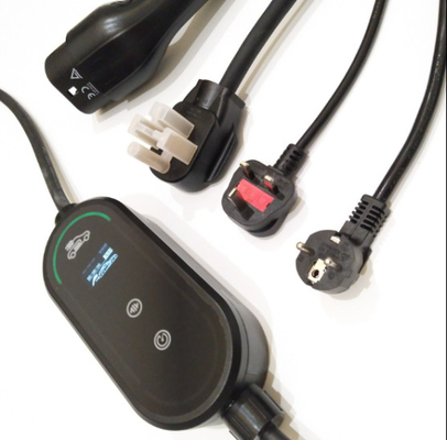 7KW Mode 2 Schuko Ev Charger 16a Wtyczka zasilania z czujnikiem temperatury