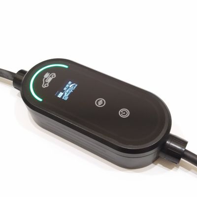 kupować Przenośna ładowarka EV 11kW Typ 2 Smart App, maks. 3-fazowa 5M/7M/10M Ładowarka do samochodów elektrycznych z wyświetlaczem LCD 2,4 cala, torba transportowa, uchwyt, uchwyt na kabel, mobilna stacja ładowania Wallbox produkcja internetowa
