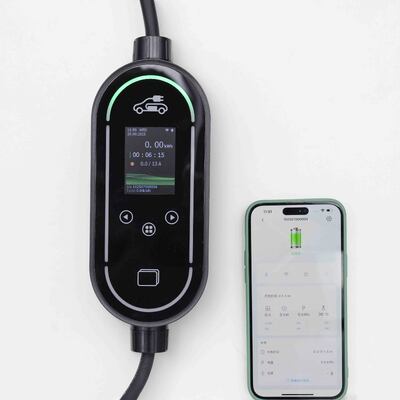 kupić 3.68kW 16A Smart Home EV ładowarka z WiFi i Bluetooth włączony wyświetlacz LCD produkcja internetowa