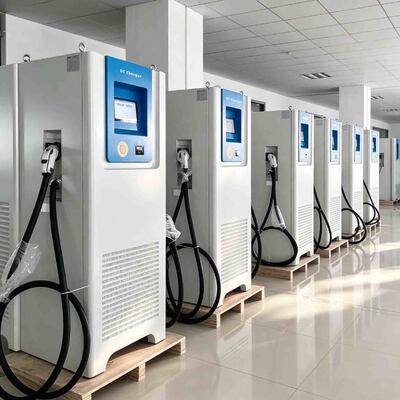 kupować Stacja szybkiego ładowania prądu stałego 60-120 kW dla pojazdów elektrycznych z podwójnymi wtyczkami CCS GBT produkcja internetowa