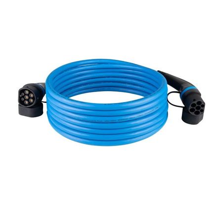 3-fazowa IEC 62196 Dostosowana długość kabla Ładowarka EV Typ 2 do Typ 2 Kabel ładowania EV z wtyczką 32A