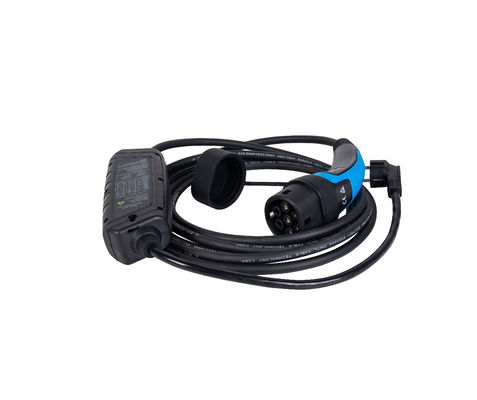 OEM EVSE Typ 2 Przenośna ładowarka EV Jednofazowy 5-metrowy kabel