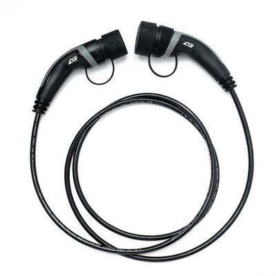 kupować Czarny 16A 3-fazowy kabel 5m typu 2 do typu 2 Materiał TPU Certyfikat TUV produkcja internetowa