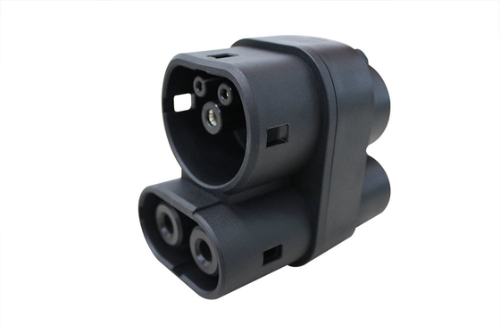 Dobra cena 125A 500V EV Ładowarka Kabel Adapter CCS2 DO CCS1 Adapter Czarny w Internecie