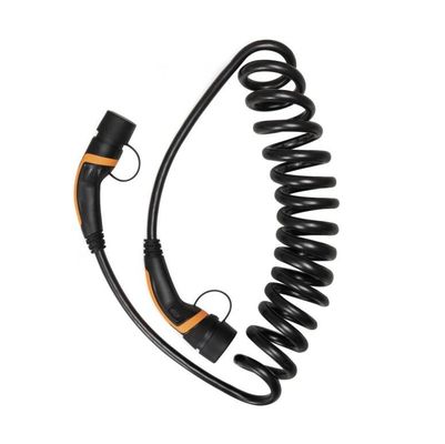 Dobra cena Kabel ładujący spiralny 7kW typu 2 do typu 2 32A 250V 1 faza IEC 62196 Standard w Internecie