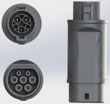 Dobra cena Adapter kabla ładującego 220 V 32A EV typu 2 do adaptera EV typu 1 w Internecie